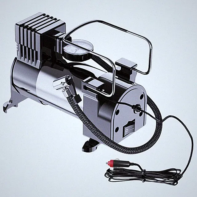 12V Car Tire Pump Cylinder Power System Mini Air Compressor Car Tyre Inflator