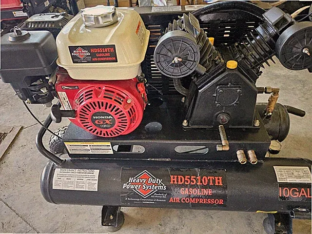 heavy duty power systems gasoline air compressor