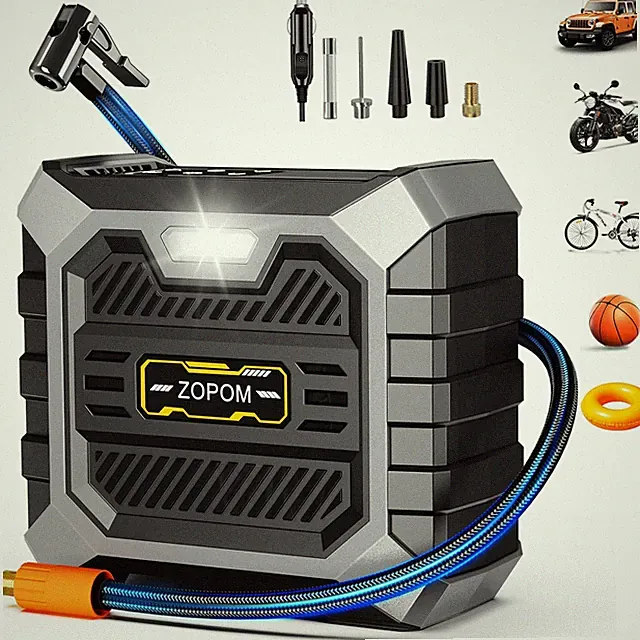 Tire Inflator Portable Air Compressor DC 12V Air Compressor Portable with Dig...