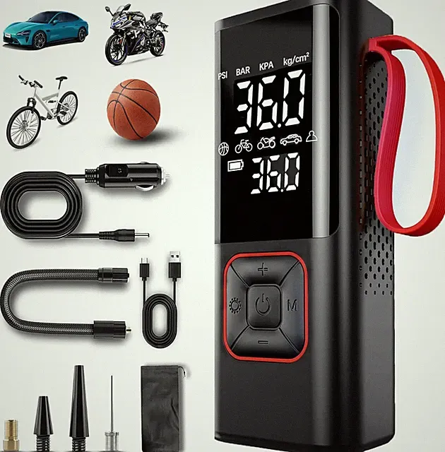 Tire Inflator Portable Air Compressor, Portable Tire Air Pump for Car,DC